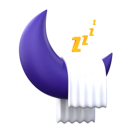 Enough Sleep 3 D Diet And Nutrition Icon 3D Icon