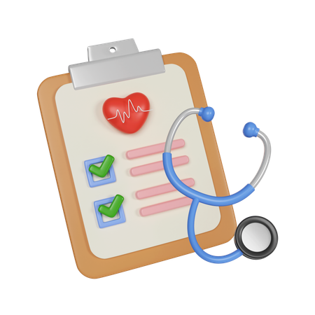 Enquête médicale  3D Icon