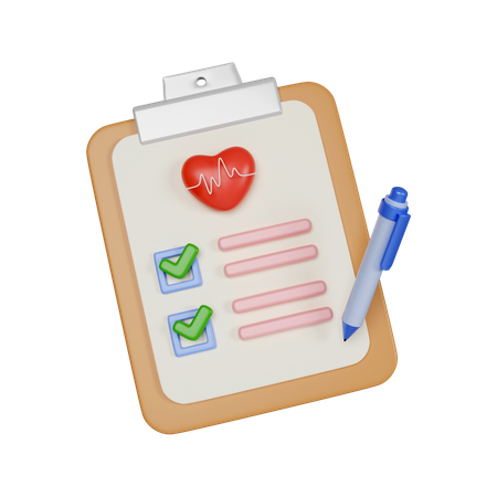 Enquête médicale  3D Icon