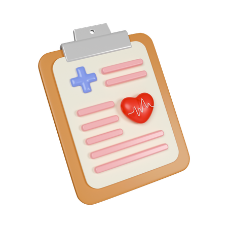 Enquête médicale  3D Icon