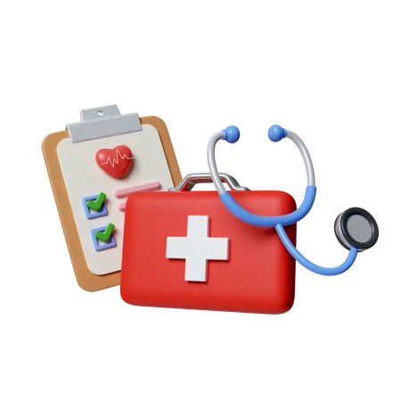 Enquête médicale  3D Icon