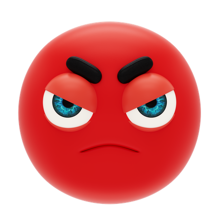 Enraged Emoji  3D Icon