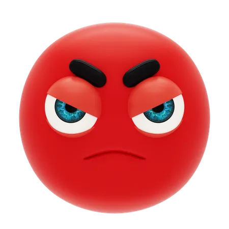 Enraged Emoji  3D Icon