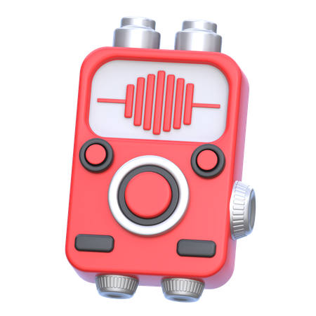 Enregistreur audio  3D Icon