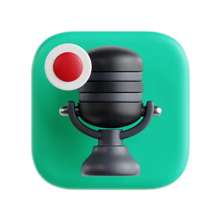 Magnétophone  3D Icon