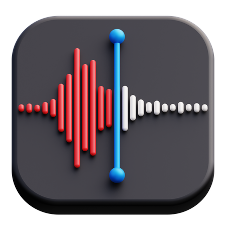 Enregistreur vocal  3D Icon