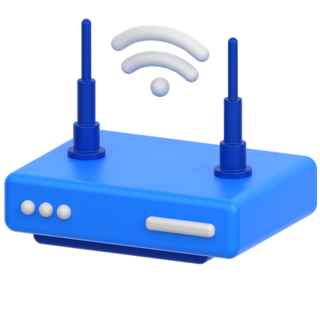 Router de wifi  3D Icon