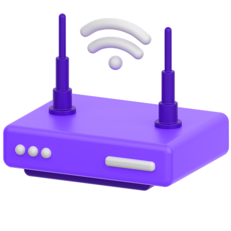 Router de wifi  3D Icon