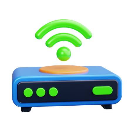 Router de wifi  3D Icon