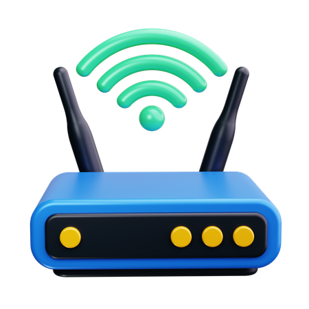 Router de wifi  3D Icon