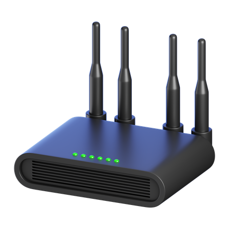 Router de wifi  3D Icon
