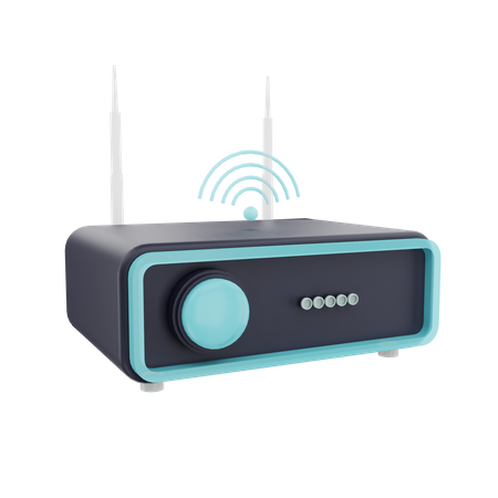 Router de wifi  3D Icon