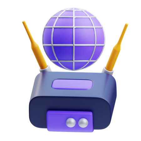 Router de wifi  3D Icon