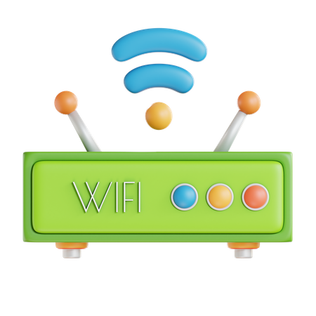 Router de wifi  3D Icon