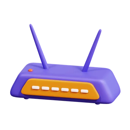 Router de wifi  3D Icon