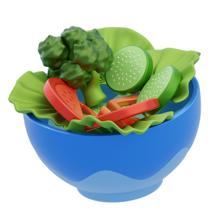 Ensalada de vegetales  3D Icon