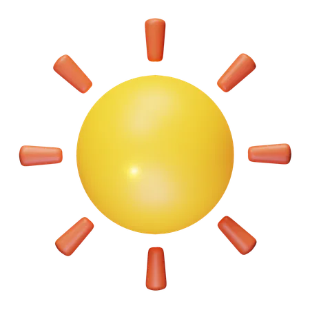 Ensolarado  3D Icon