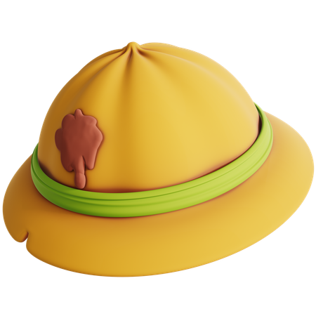 Entdeckerhut  3D Icon