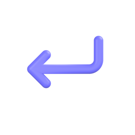 Enter-arrow  3D Icon