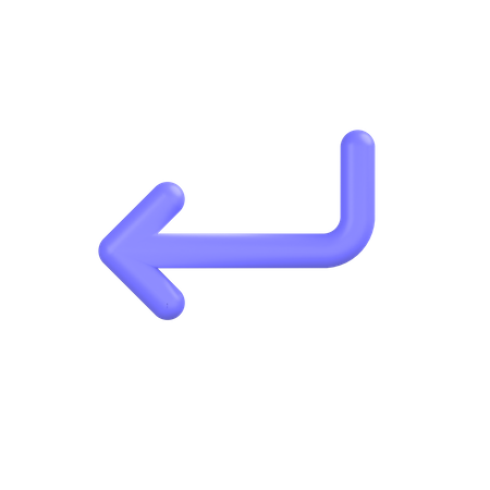 Enter-arrow 3D Icon
