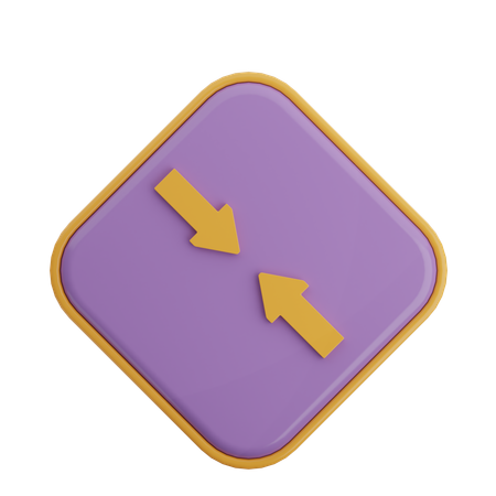 Enter Diagonal Arrow  3D Icon