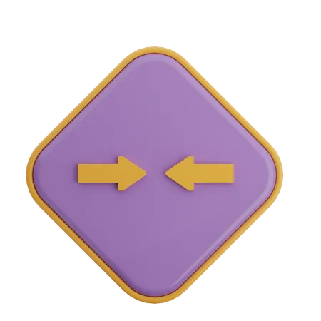 Enter Horizontal Arrow  3D Icon