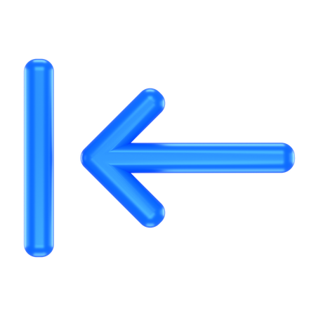 Enter Left  3D Icon