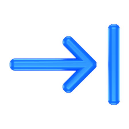 Enter Right  3D Icon