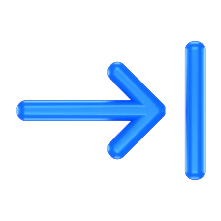 Enter Right  3D Icon