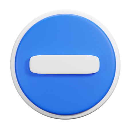 Schaltfläche „Entfernen“  3D Icon