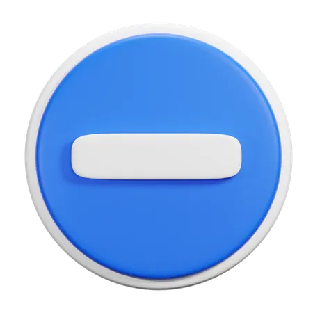 Schaltfläche „Entfernen“  3D Icon