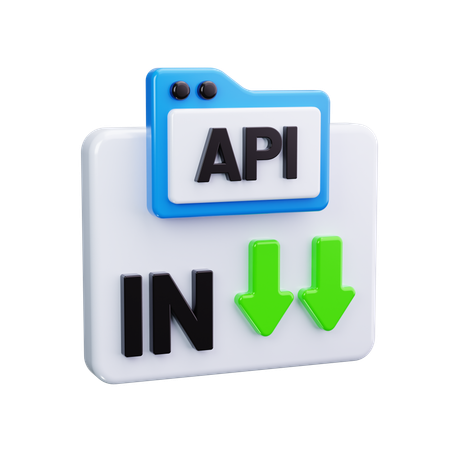 Entrada da API  3D Icon