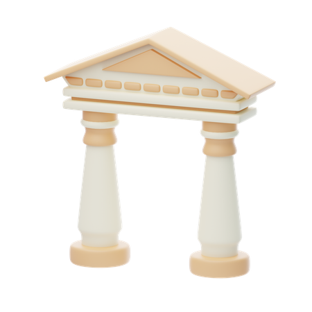 Entrada de la puerta  3D Icon