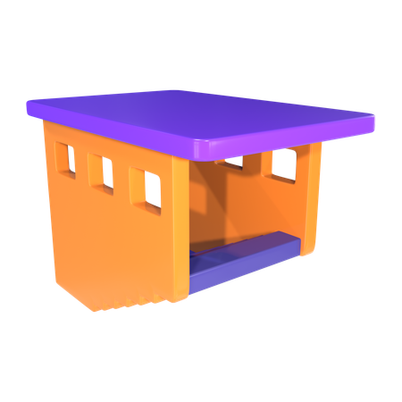 Entrada del metro  3D Icon