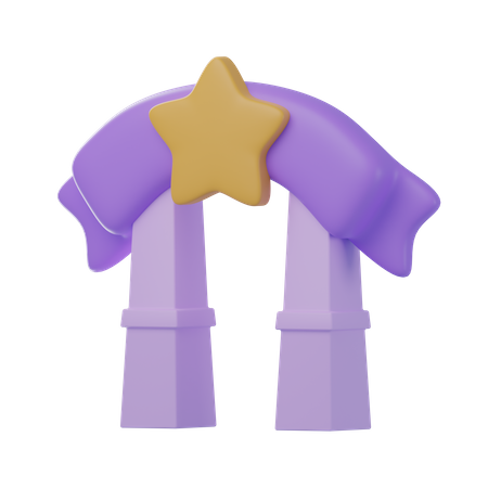 Entrance Gate  3D Icon