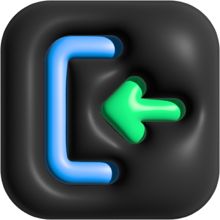 Entrée  3D Icon