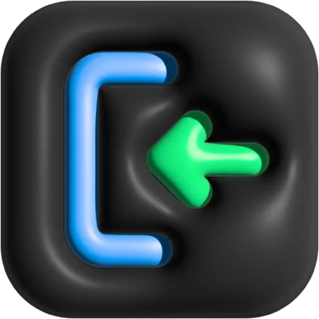 Entrée  3D Icon