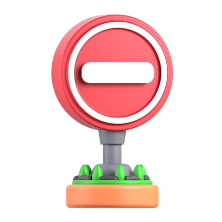Entrée interdite  3D Icon