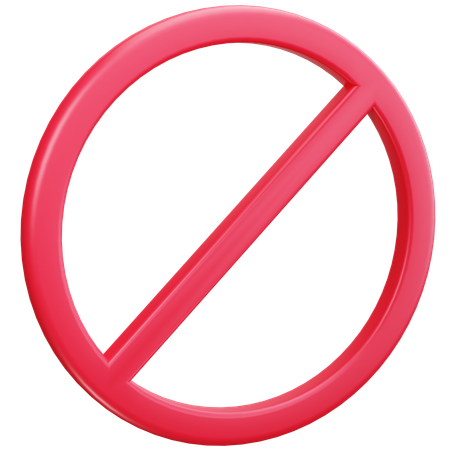 Entrée interdite  3D Icon