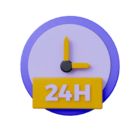 Entrega 24 horas  3D Icon