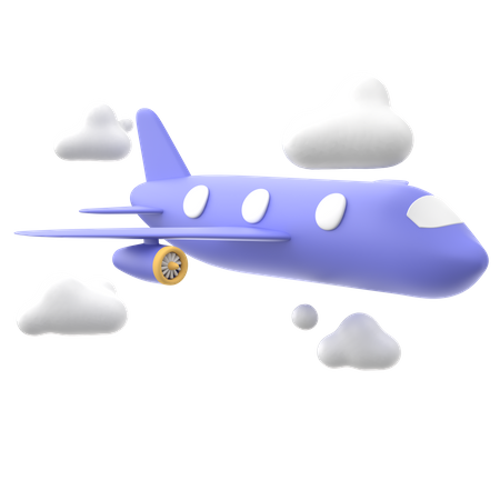 Entrega aerea  3D Illustration