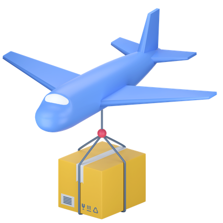 Entrega aerea  3D Icon