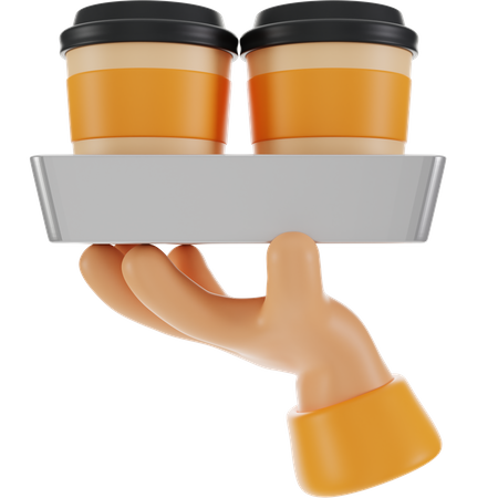 Entrega de café  3D Icon
