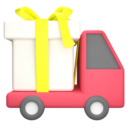 Entrega de caja de regalo  3D Icon