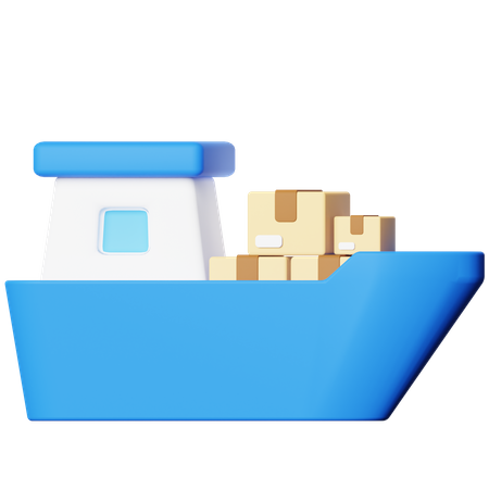 Entrega de carga  3D Icon