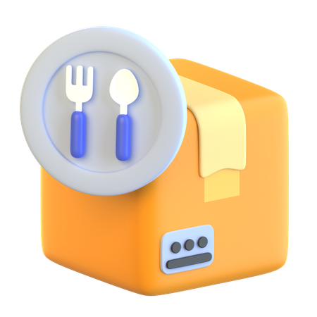 Entrega de comida  3D Icon