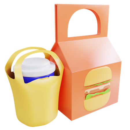 Entrega de alimentos  3D Icon