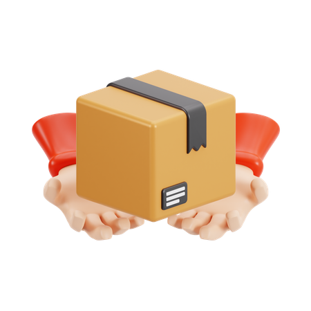 Entrega de pacote  3D Icon
