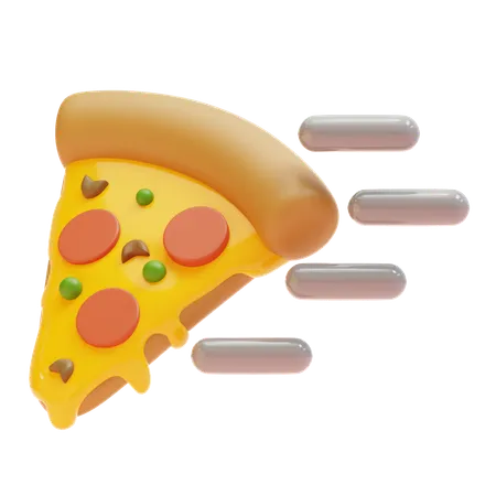 Delivery de pizza  3D Icon