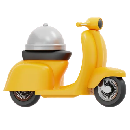 Entrega de scooters  3D Icon